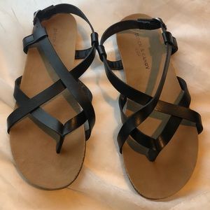 Black strapped sandals ROCK&CANDY